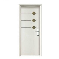 Factory Price Modern Design Isreal White Primer Waterproof Interior Door Wpc Bathroom Door Prices