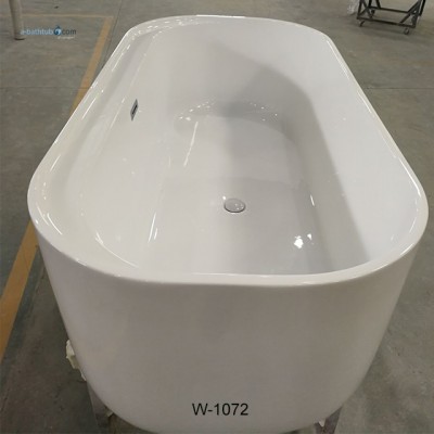 Simple Pure Best Acrylic Bathtub, Freestanding Bath Tubs